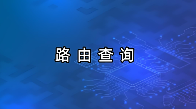 路由查詢